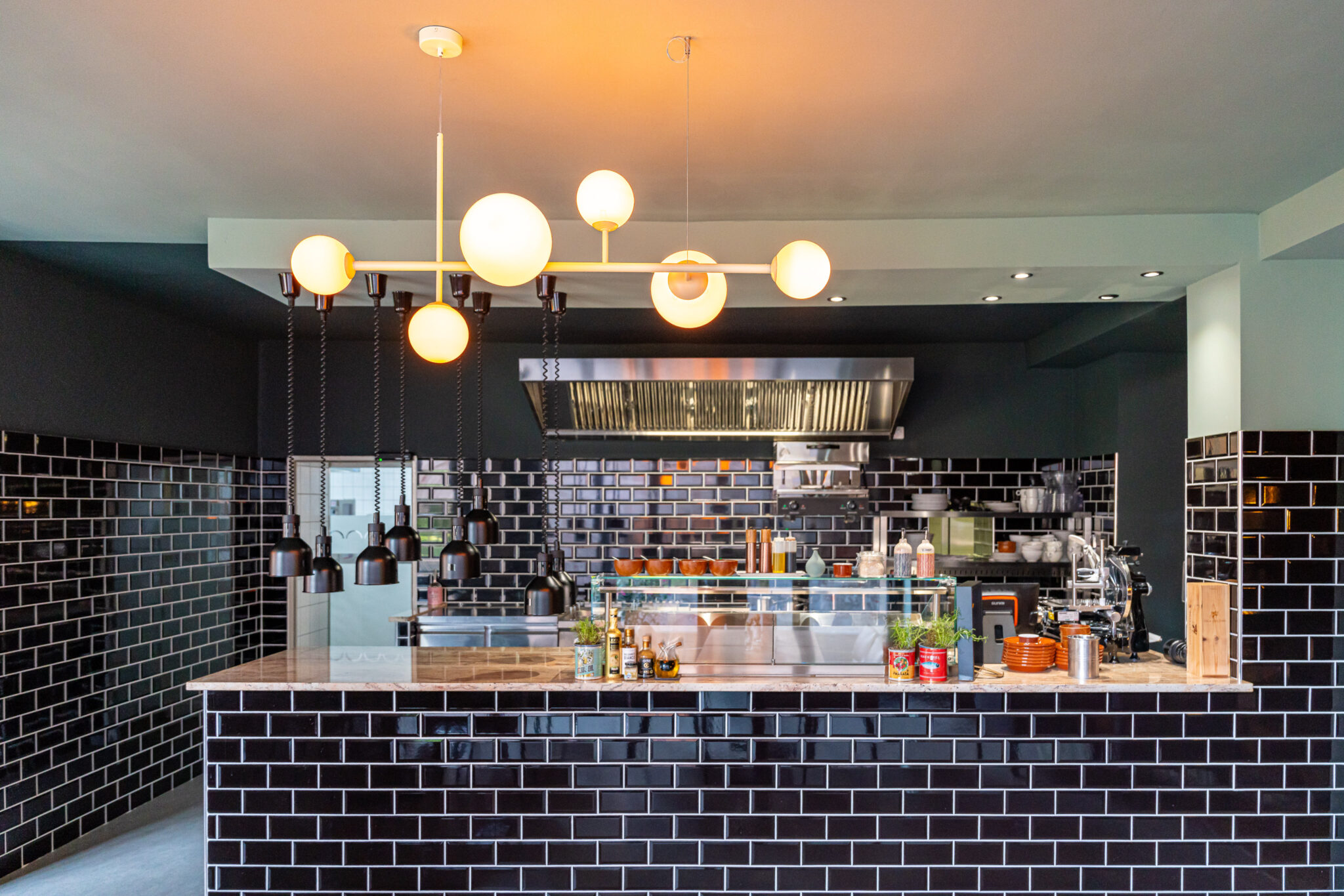 Daily am Dom, Blick auf die offene Showküche